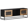 thumbnail image 4 of vidaXL TV Stand TV Unit Sideboard TV Console Media Cabinet Rough Mango Wood, 4 of 11