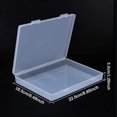 thumbnail image 2 of 4 Pack Large Rectangle Clear Plastic Storage Containers Large Box Case with Double Buckles, 2 of 9