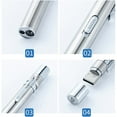 thumbnail image 5 of Portable Dual Light Source LED Stainless Steel Nursing Penlight Flashlight for Students Doctors, 5 of 8
