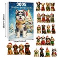 thumbnail image 2 of 2025 Advent Calendar With 24 Days Festive Puppy Figures Holiday Countdown Set For Christmas Animal Toy, 2 of 6