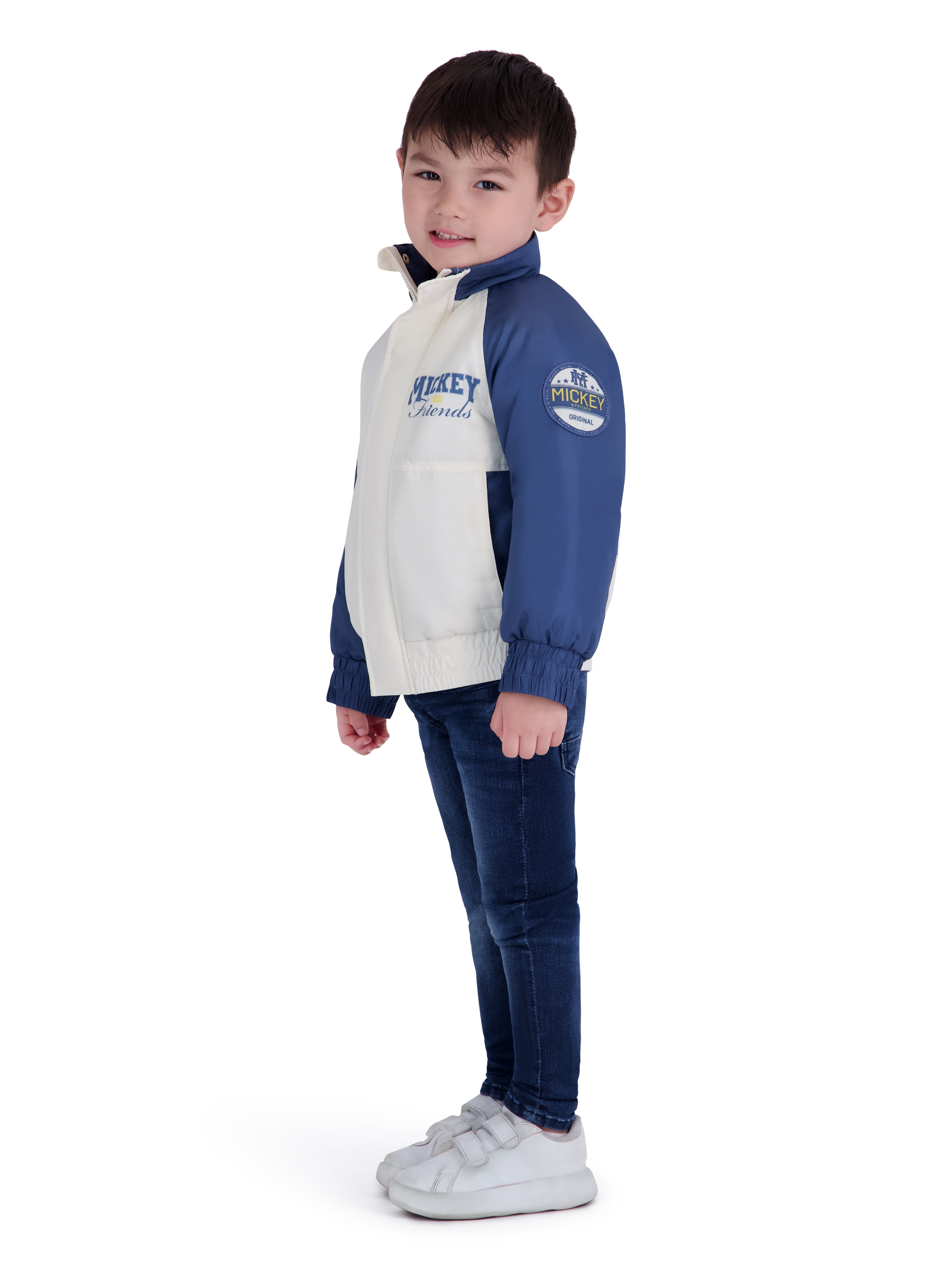 Mickey and Friends Toddler Boy Varsity Jacket, Sizes 2T-5T