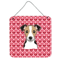 Carolines Treasures BB5331DS66 Jack Russell Terrier Wall or Door Hanging Prints 6HX6W multicolor