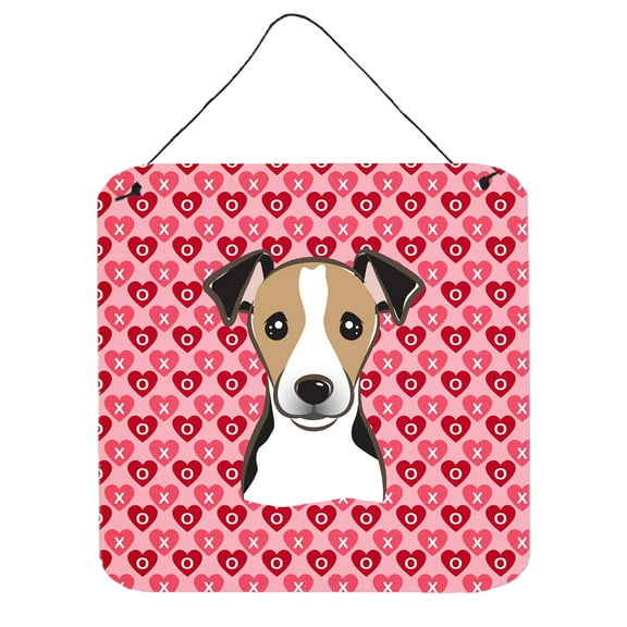 Carolines Treasures BB5331DS66 Jack Russell Terrier Wall or Door Hanging Prints 6HX6W multicolor