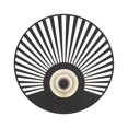 thumbnail image 1 of Chinese iron round LED wall lamp, suitable for corridor, attic, passage, cafe lighting installation, 1 of 3