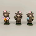thumbnail image 3 of Highland Cow Figurine Highland Cow Bathroom Decor Scottish Highland Cow Resin Statue Cute Animal Decor for Home Garden Living Room Kitchen Office and Tiered Tray, 3 of 5