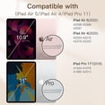 thumbnail image 2 of JETech Magnetic Case for iPad Air 11-Inch M2 (2024), iPad Air 5/4 (2022/2020 5th/4th 10.9-Inch), iPad Pro 11 (2018), Magnetic Attachment, Slim Tablet Cover (Red), 2 of 6