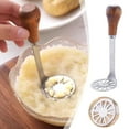 thumbnail image 2 of Presse-purée et Presse-Purée en Acier Inoxydable Robuste pour Aliments Commerciaux, Ergonomique, Prise Confortable, Très Grand, Lave-Vaisselle, Essentiels pour Premier Appartement, Décorations Ménagères, Articles Ménagers pour Salle de Bain, Cuisine, 2 of 4
