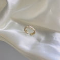 thumbnail image 4 of Qarigey Anillo Abierto Irregularidad Anillos de oro Minoría Joyería de moda Mujeres San Valentín Bodas Aniversarios Cumpleaños Ropa, zapatos y accesorios Miscelánea Qarigey AP016919-00, 4 of 6