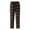Brown, variant on Men's Casual Pants Drawstring Elastic Waist Plaid Prints Trousers with Pockets Lounge Soft Comfortable Slacks for Men Army Green L