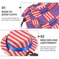 thumbnail image 2 of 1 Set Independence Day Adjustable Small Pet Hat Hamster Hat and Cloak Costume, 2 of 6