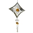 thumbnail image 2 of YiJuHui 3D Spinning Diamond Wind Chime, Sun Catcher Prism for Outdoor Garden Decor, Metal Hanging Ornament for Patio, Window, Yard, and Home Decoration, 2 of 6