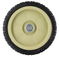 thumbnail image 1 of 1pcs Roue de Tondeuse à Gazon pour Tondeuse à Main Efficace avec Roue Universelle de Haute Qualité Outils de Jardin Accessoires, 1 x Roue, 1 of 8