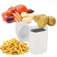 thumbnail image 2 of QUTETN 1pc White Electric French Fry Cutter - Multi-Functional Potato Slicer with Grater Plate  Kitchen Gadget for Perfect Fries and Vegetables  Food-Safe Plastic, 2 of 7