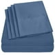 thumbnail image 1 of Juego de sábanas Sweet Home Collection Queen Denim, 6 piezas, 1 of 6