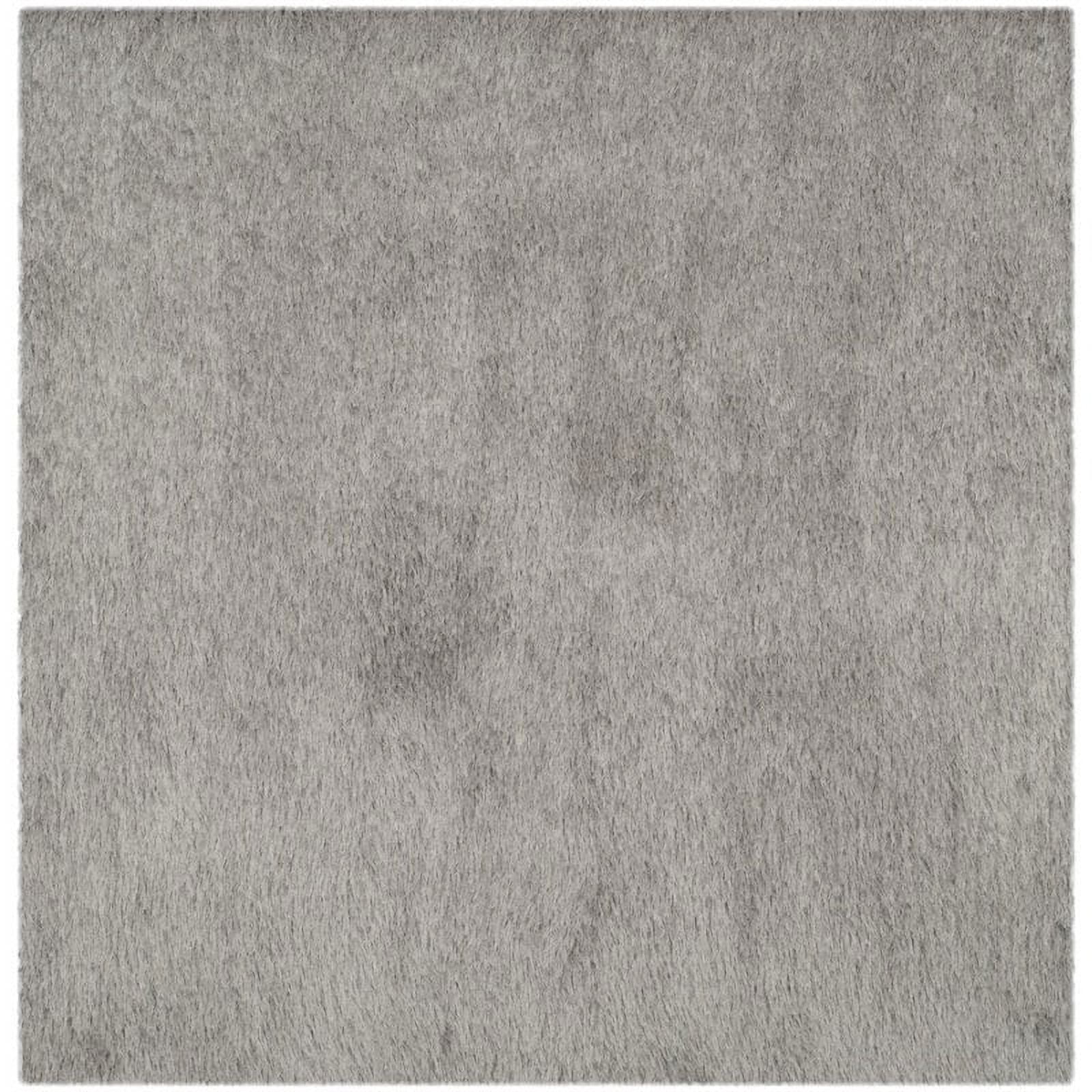 SAFAVIEH Venice Solid Shag Area Rug, Silver, 8' x 10'