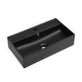 thumbnail image 2 of Reims 22" Rectangle Wall-Mount Bathroom Sink in Matte Black, 2 of 2