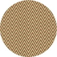 thumbnail image 1 of Ahgly Tapis Rond Lavable en Machine Intérieur Transitionnel Rouge Châtaigne, 3 Pieds Rond, 1 of 7