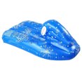 thumbnail image 4 of Winter Inflatable Snow Tube PVC Snowflake Kids Snow Sled Heavy Duty Circle for Skiing Skating Snow Games, 4 of 4