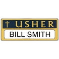 thumbnail image 1 of Usher Badge Réutilisable avec Croix et Aimants (Lot de 4), 1 of 4