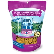 Natural Balance L.I.T. Limited Ingredient Treats Sweet Potato & Venison Formula Small Breed Dry Dog Treats, 8-Ounce