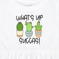 thumbnail image 4 of Inktastic What's Up Succas Funny Cacti Plants Girls Baby Dress, 4 of 5