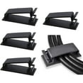 thumbnail image 1 of 50PCS Adhesive Cable Clips Electrical Wire Organizer for Ethernet Cables and Cable Management System for TV, PC, Laptop, Desk, 1 of 5