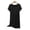 Black, variant on LIaqionyy Nightgowns for Womens Short Sleeve Sleepshirt Crew Neck Nightshirt Soft Sleepwear Nightshirts