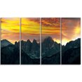 thumbnail image 2 of Whitney Mountains under Cloudy Sky - Oversized Landscape Canvas Art, 2 of 3