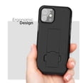 thumbnail image 6 of Encased Apple iPhone 12 Belt Clip Case (2020 DuraClip) Slim Cover with Holster - Black, 6 of 7