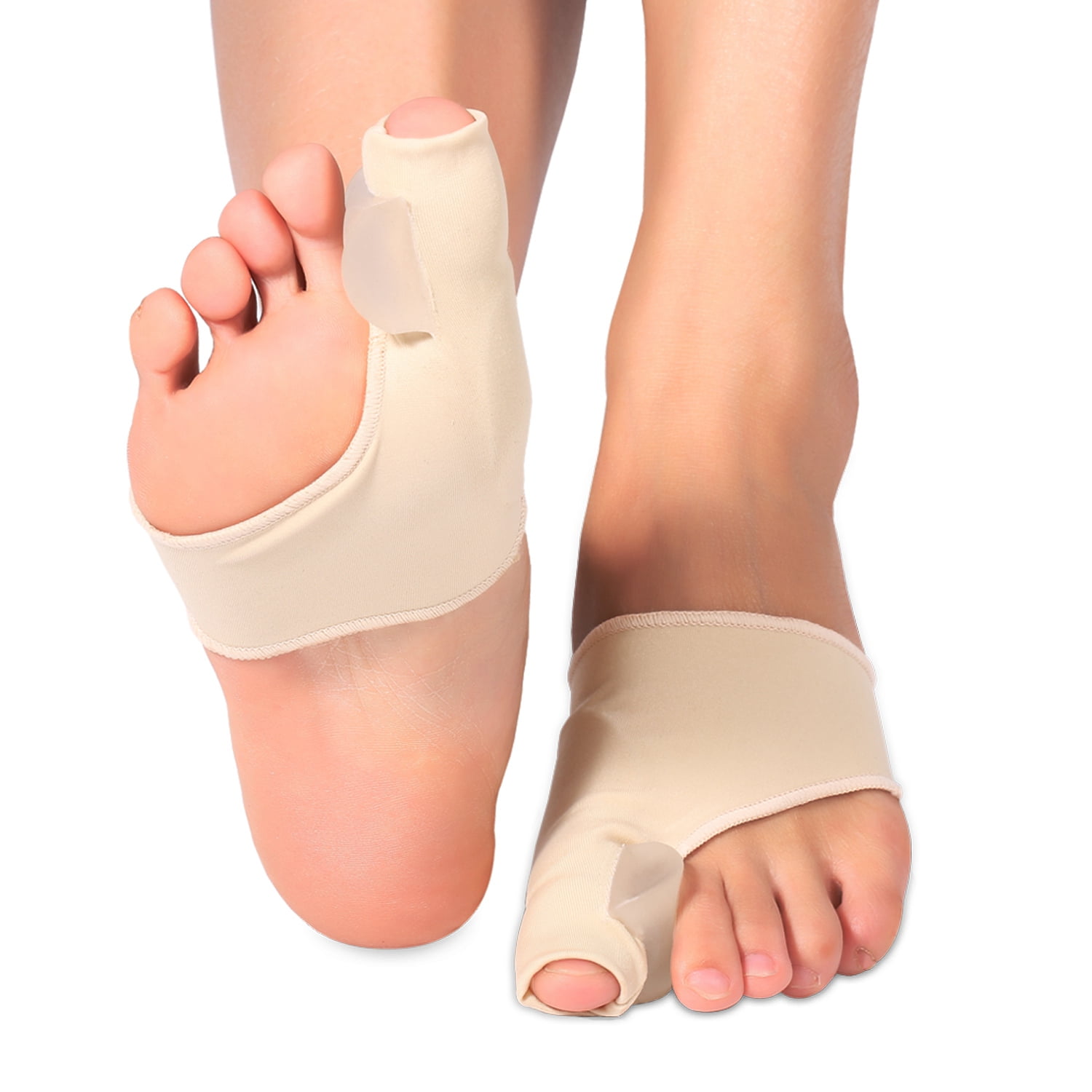 Toe Varus Supporter Straightener,Fosa 1 Pair Toe Bunion Straightener Corrector Alignment Pain Relief Apparatus