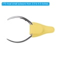 thumbnail image 4 of Unique Bargains 4.5'x2.6' PU Leather Embroidery Scissors Sheath Protective Cover, Light Yellow 2 Pack, 4 of 7