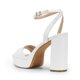 thumbnail image 3 of Sandalia DREAM PAIRS SDHS2423W Blanca con Plataforma y Tacón Grueso, 3 of 6