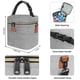 thumbnail image 4 of Bolsa para biberones Mancro, aislante, 6 biberones, 270 ml, color gris, 4 of 6