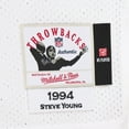 thumbnail image 7 of Men's Mitchell & Ness Steve Young White San Francisco 49ers 1994 Authentic Throwback Retired Player Jersey, 7 of 7