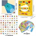 thumbnail image 3 of Origami Kit 144 Sheets, Origami Paper Kit for Kids 72 Patterns with Craft Guiding Book, Vivid Colorful Folding Papers,Easy DIY Art and Craft Projects, Kids Christmas Day Children's Day Gift, 3 of 7