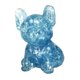thumbnail image 5 of Bonita figura de bulldog francés sentado en miniatura para la entrada de la casa o la sala de estar. Azul, 5 of 9