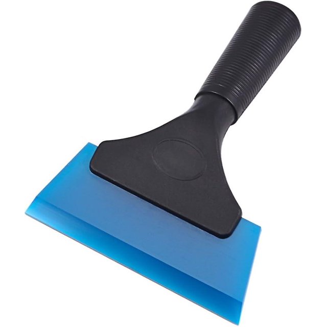 Escobilla de goma multifunción de silicona para ventanas de baño, ventanas, vidrios, puertas de ducha, parabrisas de coche (azul)