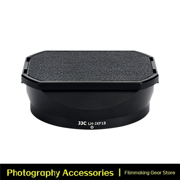 JJC Lens Hood For Fujifilm XF 18mm 1.4 R LM WR Lens Rep LH-XF18 Filter Replaces Fujifilm LH-XF18 Lens Replaces Hood with a Hood Cap on Camera X-T5 X-T4 X-T3 X-T30 II X-T20 X-S20 X-S10 X-H2S X-H2