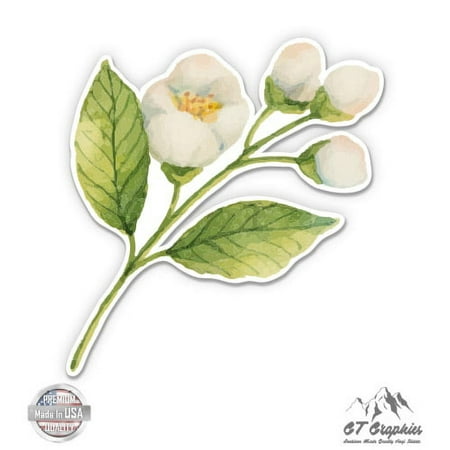 Jasmine - 3" Vinyl Sticker - For Car Laptop I-Pad Phone Helmet Hard Hat - Waterproof Decal