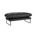 thumbnail image 3 of Karla Black PU Faux Leather Contemporary Loveseat and Ottoman, 3 of 8
