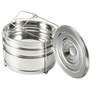 Stackable Stainless Steel Insert Pans - 8QT- Inserts