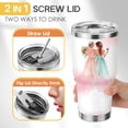 thumbnail image 5 of Wedding Anniversary 30oz Tumbler Stainless Steel Straw Leakproof Water Bottle Coffee Cup Beautiful Friendship Gift for Best Friends from Bestie Sister, 5 of 6