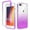 Purple, variant on Mantto iPhone 8 Plus Case, iPhone 7 Plus Case, iPhone 6 Plus Case, Full Body Clear Protection Case PC Bumper & Rubber TPU Two-layer structure Gradient Bumper Rubber Phone Case - Blue