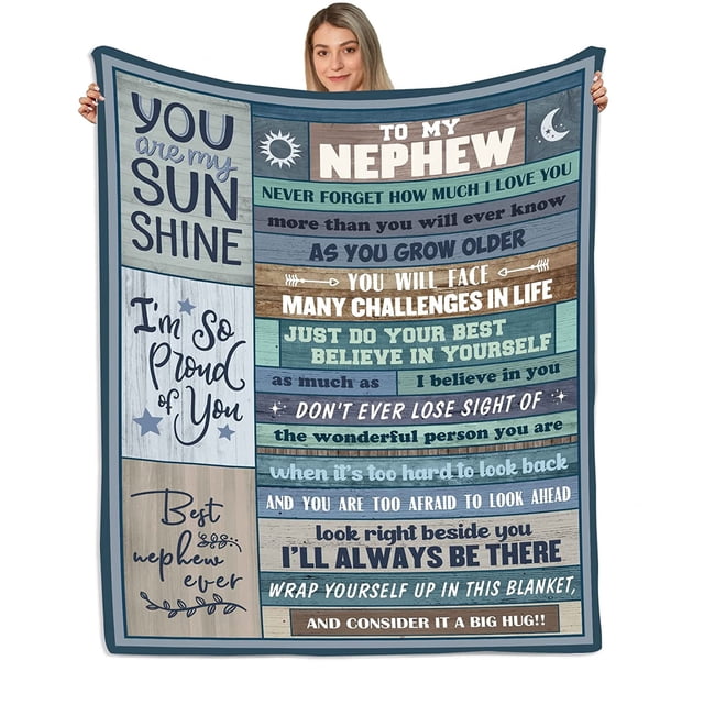 LHSHID Cousin Gifts for Women Blanket Best Cousin Gifts Gifts for Cousins Female Cousins Make The Best Friends to My Favorite Cousin Birthday Graduation Throw Blankets 40x50in