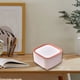 thumbnail image 5 of Cubo de basura grande para baño, capacidad de 6L, cubo de basura redondo reforzado, organizador de basura de tipo presión, naranja, 5 of 8