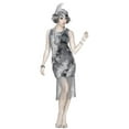 thumbnail image 1 of Fun World FW124604SD Ghostly Flapper Adult Costume, Small & Medium, 1 of 1