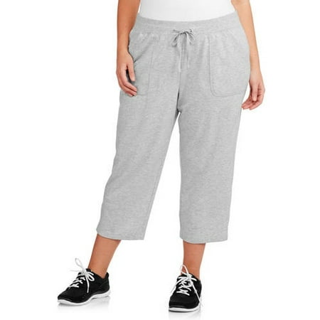 White Stag - Women's Plus Size Knit Capri Pants, up to size 4X ...