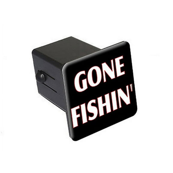 Gone Fishing - Fish Hunt Love Tow Hitch Cover