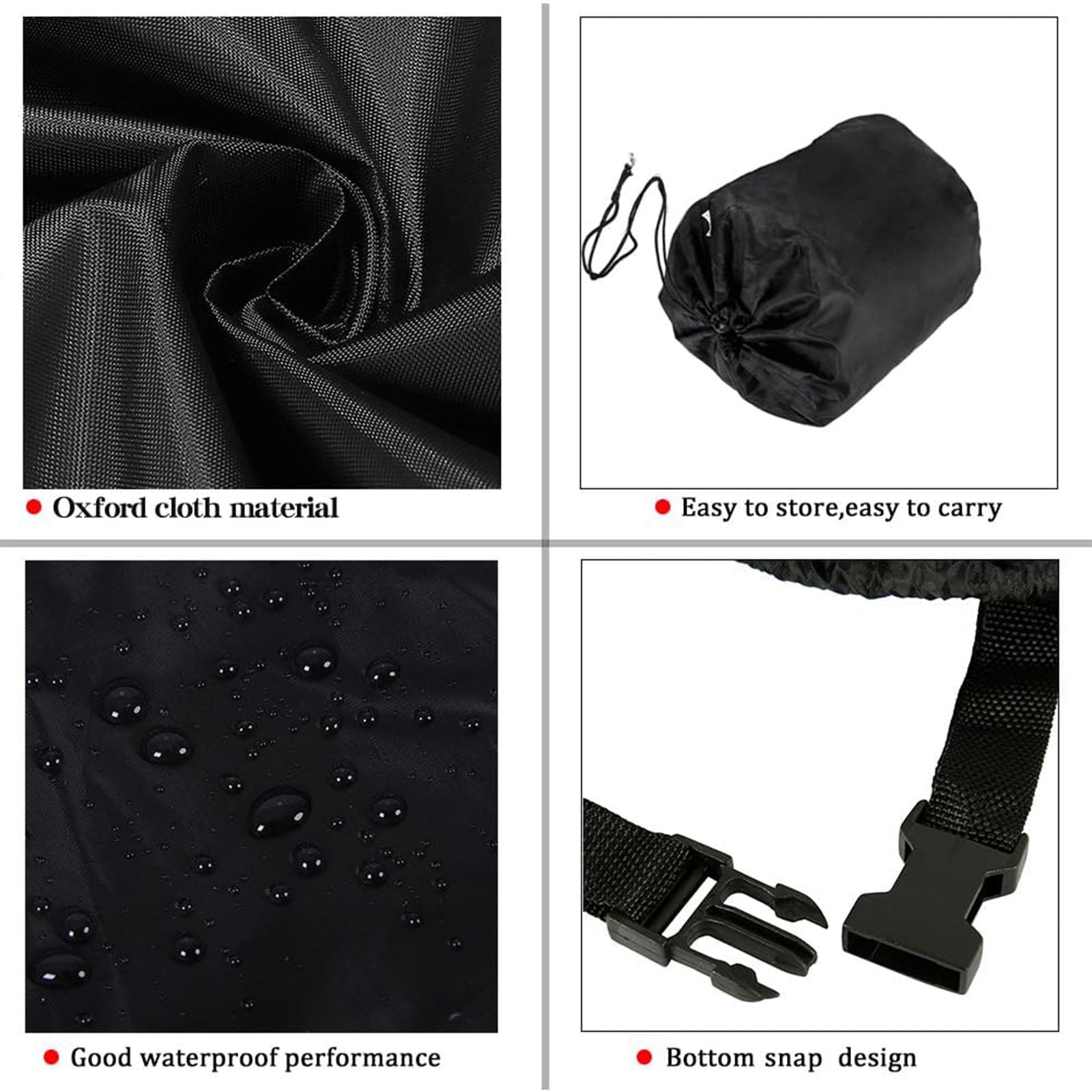 600D Heavy Duty Rectangle Patio Furniture Cover, 108"x82"x28", Outdoor Waterproof Protection for Table & Chair Sets