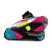 PackIt Freezable Snack Box, Triangle Stripe, with Buckle Handle, Built with ECOFREEZE® Technology